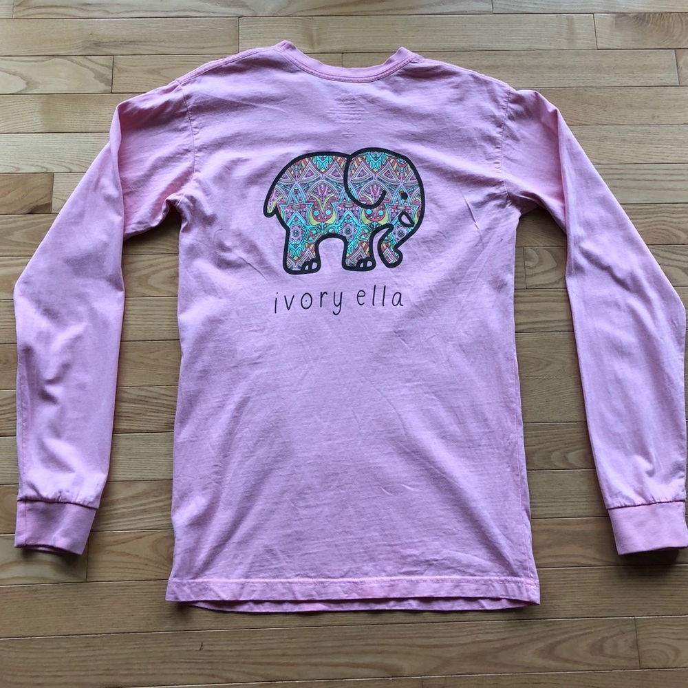 AUTHENTIC Ivory Ella Geometric print long sleeve